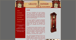 Desktop Screenshot of grandfathervicsclocks.com.au